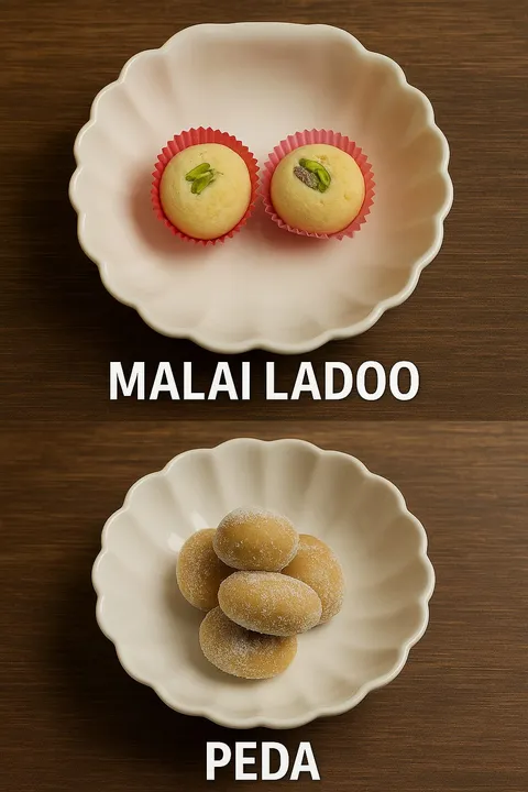 Malai Ladoo Peda