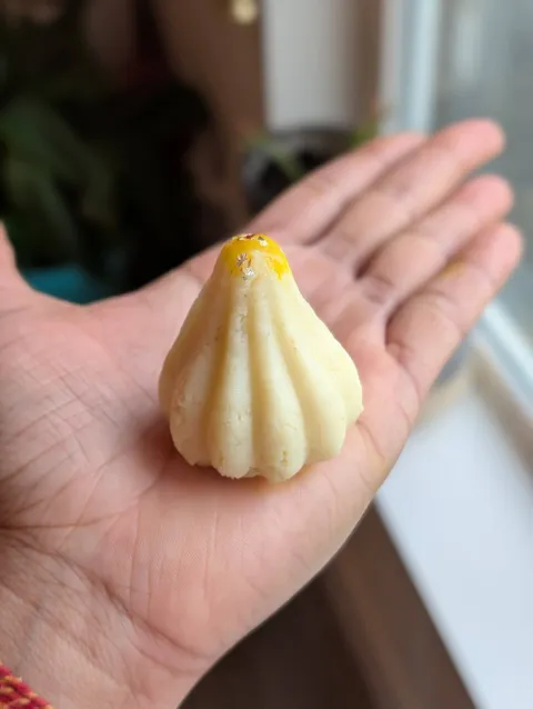 Modak In Hand